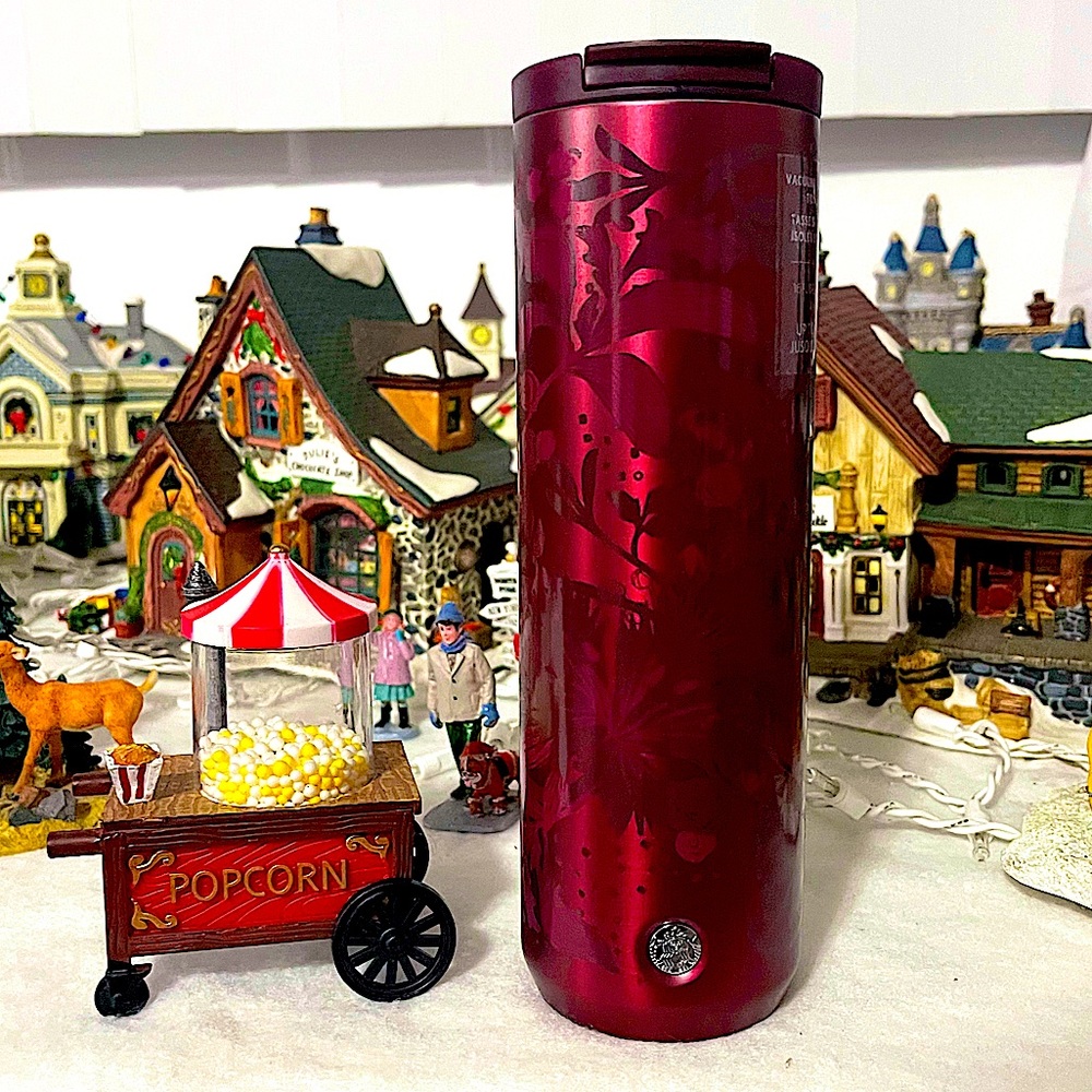 ❤️New Fall 2021 Starbucks Plum Floral SS Tumbler - Picture 4 of 6